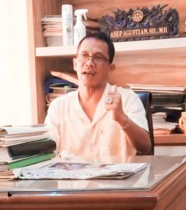 Tak Becus kerja profesional,Kabid Karawang mendapat sorotan dari praktisi Hukum Asep Agustian SH.MH