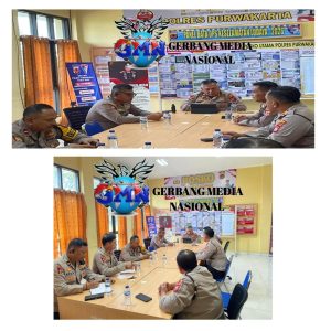 Jelang Potensi Unjuk Rasa, Polres Purwakarta Matangkan Kesiapan Dalmas Rayonisasi Purwasuka