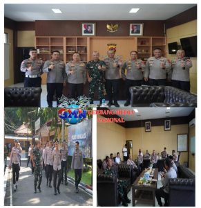 Kapolres Purwakarta dan Dandim 061, Perkuat Sinergitas TNI-Polri untuk Jaga Kondusivitas Wilayah