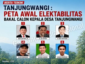 BERITA TERKINI TANJUNGWANGI : PETA AWAL ELEKTABILITAS BAKAL CALON KEPALA DESA TANJUNGWANGI